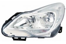 PHARE AVANT OPEL CORSA D 2011-2015 BASE CHROMÉE / GAUCHE