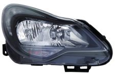 PHARE AVANT OPEL CORSA D 2011-2015 BASE NOIRE / DROIT