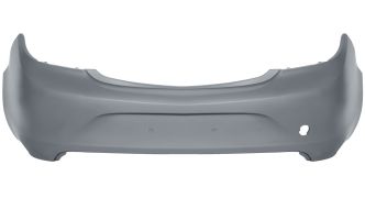 PARE-CHOCS OPEL INSIGNIA 2014-2017 ARRIÈRE / SEDAN / AVEC APPRET