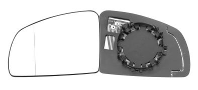 VERRE DE RÉTROVISEUR OPEL MERIVA 2003-2006 AVEC SUPPORT / CHAUFFANT / ASPHÉRIQUE / GAUCHE