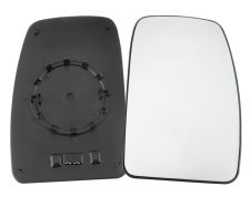 VERRE DE RÉTROVISEUR NISSAN INTERSTAR 2003-2009 AVEC SUPPORT / SUPÉRIEUR / CHAUFFANT / CONVEXE / DROIT