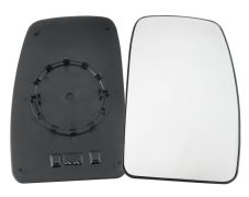 VERRE DE RÉTROVISEUR NISSAN INTERSTAR 2003-2009 AVEC SUPPORT / SUPÉRIEUR / CHAUFFANT / CONVEXE / DROIT