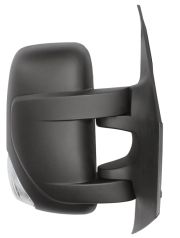 RÉTROVISEUR NISSAN INTERSTAR 2021-2024 MANUEL / FEU CLIGNOTANT BLANC (WY5W) / 2 VERRES / DROIT