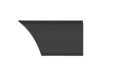 MOULURE AILE RENAULT MASTER 2010-2019 ARRIÈRE / CHÂSSIS COURT-MOYEN (L1-L2) / GAUCHE