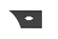 MOULURE AILE RENAULT MASTER 2010-2019 ARRIÈRE / CHÂSSIS LONG (L3) / AVEC TROU FEU CLIGNOTANT / GAUCHE