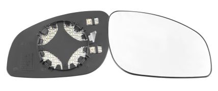 VERRE DE RÉTROVISEUR OPEL VECTRA C 2002-2005 AVEC SUPPORT / CHAUFFANT / CONVEXE / DROIT