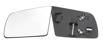 VERRE DE RÉTROVISEUR OPEL VECTRA A 1988-1992 AVEC SUPPORT / PLAT / GAUCHE