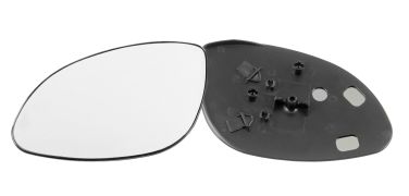 VERRE DE RÉTROVISEUR OPEL VECTRA B 1995-2002 AVEC SUPPORT / CONVEXE / GAUCHE