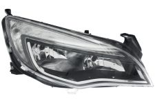 PHARE AVANT OPEL ASTRA J 2013-2015 BASE NOIRE / BORD CHROMÉ / DROIT