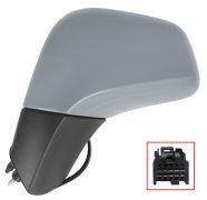 RÉTROVISEUR OPEL MOKKA 2013-2016 ÉLÉCTRIQUE / CHAUFFANT / RABATTABLE ÉLÉCTRIQUEMENT / CORPS NOIR / COQUE AVEC APPRET / GAUCHE