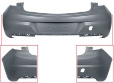 PARE-CHOCS OPEL ASTRA K 2015-2019 ARRIÈRE / 5 PORTES / AVEC APPRET