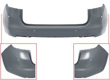PARE-CHOCS OPEL ASTRA K 2015-2019 ARRIÈRE / BREAK / AVEC 4 CAPTEUR / AVEC APPRET