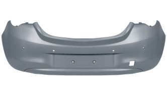 PARE-CHOCS OPEL CORSA E 2015-2019 ARRIÈRE / AVEC 4 CAPTEUR / AVEC APPRET