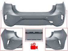 PARE-CHOCS OPEL CORSA F 2019-2023 ARRIÈRE / GS LINE / AVEC 4 CAPTEUR / AVEC CAMÉRA / AVEC APPRET