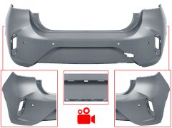 PARE-CHOCS OPEL CORSA F 2019-2023 ARRIÈRE / GS LINE / AVEC 4 CAPTEUR / AVEC CAMÉRA / AVEC APPRET