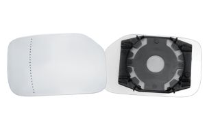 VERRE DE RÉTROVISEUR PEUGEOT 106 1991-1996 AVEC SUPPORT / ASPHÉRIQUE / GAUCHE
