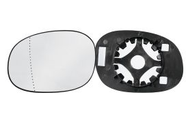 VERRE DE RÉTROVISEUR CITROEN C2 2003-2008 AVEC SUPPORT / ASPHÉRIQUE / GAUCHE