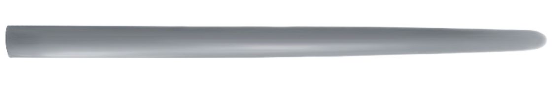 MOULURE PORTE PEUGEOT 206+ 2008-2014 5 PORTES / AVANT / AVEC APPRET / DROIT