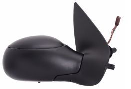 RÉTROVISEUR PEUGEOT 206 1998-2008 MECANIQUE / CONNECTEUR RONDE / CHAUFFANT / AVEC SONDE / DROIT