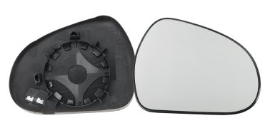 VERRE DE RÉTROVISEUR PEUGEOT 207 2007-2009 AVEC SUPPORT / CHAUFFANT / CONVEXE / DROIT