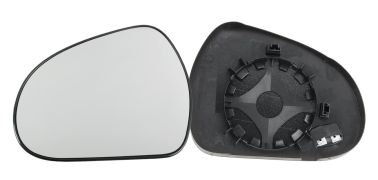 VERRE DE RÉTROVISEUR PEUGEOT 308 2011-2013 AVEC SUPPORT / CHAUFFANT / CONVEXE / GAUCHE