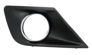 GRILLE PEUGEOT 207 2009-2012 PARE-CHOCS AVANT / AVEC ANTIBROUILLARD / CONTOUR CHROMÉ / DROIT