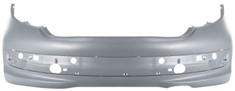 PARE-CHOCS PEUGEOT 207 2007-2009 ARRIÈRE / MODÈLE SPORT / AVEC APPRET