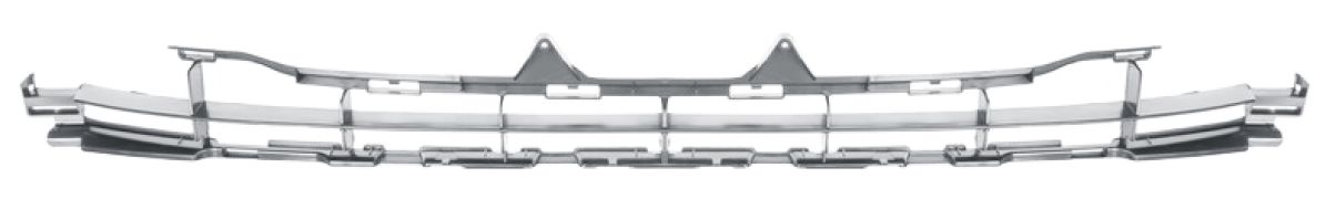 GRILLE PEUGEOT 207 2007-2009 PARE-CHOCS AVANT / MODÈLE SPORT / SUPÉRIEURE / MOULURES CHROMÉES / CENTRALE 