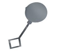 COUVRE CROCHET PEUGEOT 208 2012-2015 PARE-CHOCS AVANT 