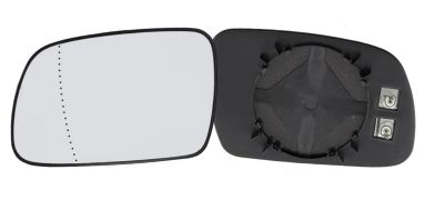 VERRE DE RÉTROVISEUR PEUGEOT 307 2001-2005 AVEC SUPPORT / CHAUFFANT / ASPHÉRIQUE / GAUCHE