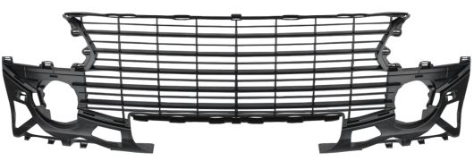 GRILLE PEUGEOT 307 2005-2007 PARE-CHOCS AVANT / SANS TROUS MOULURES HORIZONTALES / CHROMÉES