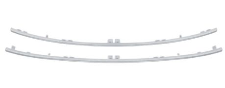 MOULURES GRILLE PEUGEOT 308 2011-2013 PARE-CHOCS AVANT / 2 PIÈCES / CHROMÉE