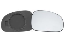 VERRE DE RÉTROVISEUR PEUGEOT 406 1995-1999 AVEC SUPPORT / CONVEXE / BLEU / DROIT
