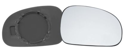 VERRE DE RÉTROVISEUR PEUGEOT 406 1995-1999 AVEC SUPPORT / CONVEXE / BLEU / DROIT