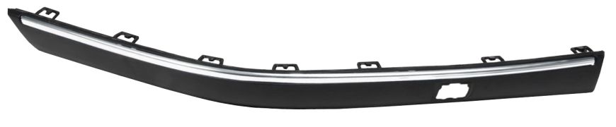MOULURE PEUGEOT 406 1999-2003 PARE-CHOCS AVANT / BORD CHROMÉ / DROIT
