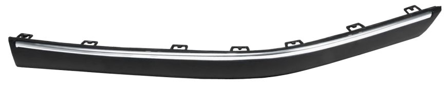 MOULURE PEUGEOT 406 1999-2004 PARE-CHOCS AVANT / BORD CHROMÉ / GAUCHE