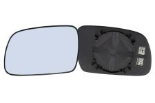 VERRE DE RÉTROVISEUR PEUGEOT 407 2004-2011 AVEC SUPPORT / CHAUFFANT / CONVEXE / BLEU / GAUCHE