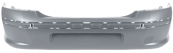 PARE-CHOCS PEUGEOT 407 2004-2009 ARRIÈRE / SEDAN / AVEC APPRET