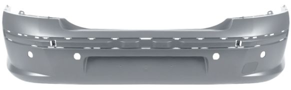 PARE-CHOCS PEUGEOT 407 2004-2009 ARRIÈRE / SEDAN / AVEC CAPTEUR / AVEC APPRET