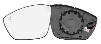VERRE DE RÉTROVISEUR PEUGEOT 308 2013-2017 AVEC SUPPORT / CHAUFFANT / LANE ASSIST / CONVEXE / GAUCHE