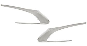 KIT MOULURES GRILLES PEUGEOT 308 2013-2017 PARE-CHOCS AVANT / ALLURE / CHROMÉE / GAUCHE+DROIT