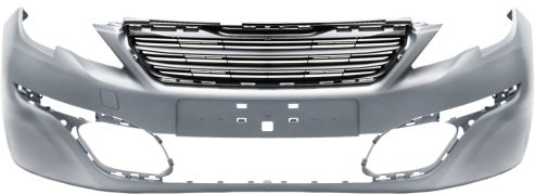 PARE-CHOCS PEUGEOT 308 2013-2017 AVANT / ACTIVE / SANS ANTIBROUILLARDS / AVEC APPRET