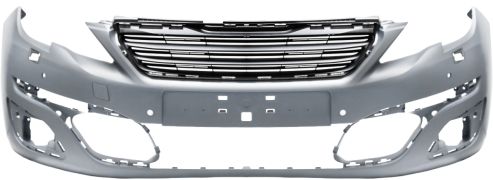PARE-CHOCS PEUGEOT 308 2013-2017 AVANT / ACTIVE / AVEC ANTIBROUILLARDS / AVEC LAVEPHARES / AVEC 4 CAPTEURS / AVEC APPRET