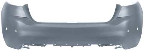 PARE-CHOCS PEUGEOT 308 2013-2017 ARRIÈRE / AVEC 4 CAPTEUR / AVEC PARK ASSIST / AVEC APPRET