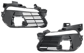 KIT GRILLES PEUGEOT 308 2017-2021 PARE-CHOCS AVANT / AVEC TROUS ANTIBROUILLARDS / MODÈLE PHARES FULL LED / GAUCHE+DROIT