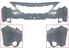 PARE-CHOCS PEUGEOT 2008 2016-2019 AVANT / SUPÉRIEUR / SANS TROUS MOULURE / AVEC APPRET
