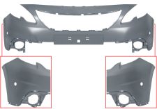 PARE-CHOCS PEUGEOT 2008 2016-2019 AVANT / SUPÉRIEUR / AVEC TROUS MOULURE / AVEC APPRET