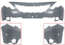 PARE-CHOCS PEUGEOT 2008 2016-2019 AVANT / SUPÉRIEUR / AVEC TROUS MOULURE / AVEC CAPTEUR / AVEC APPRET