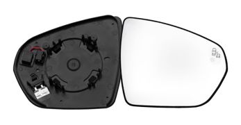 VERRE DE RÉTROVISEUR CITROEN C5 AIRCROSS 2022-> AVEC SUPPORT / CHAUFFANT / SIDE ASSIST / CONVEXE / DROIT