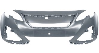 PARE-CHOCS PEUGEOT 3008 2016-2021 AVANT / MODÈLE PHARES HALOGÈNES / AVEC APPRET